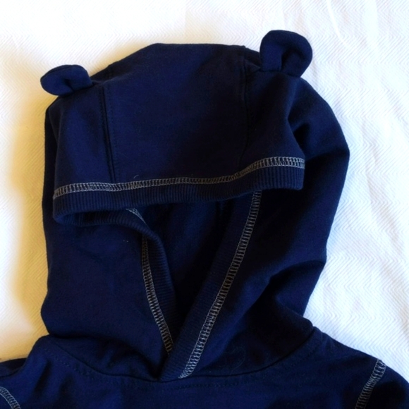 rorie whelan navy bear hoodie sweatshirt 12 months baby boy - Picture 5 of 8
